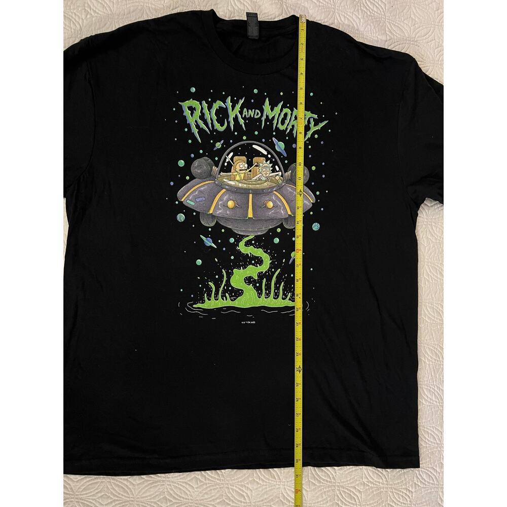 Men's Rick And Morty Spaceship Logo TeeSize XL - Picture 2 of 5